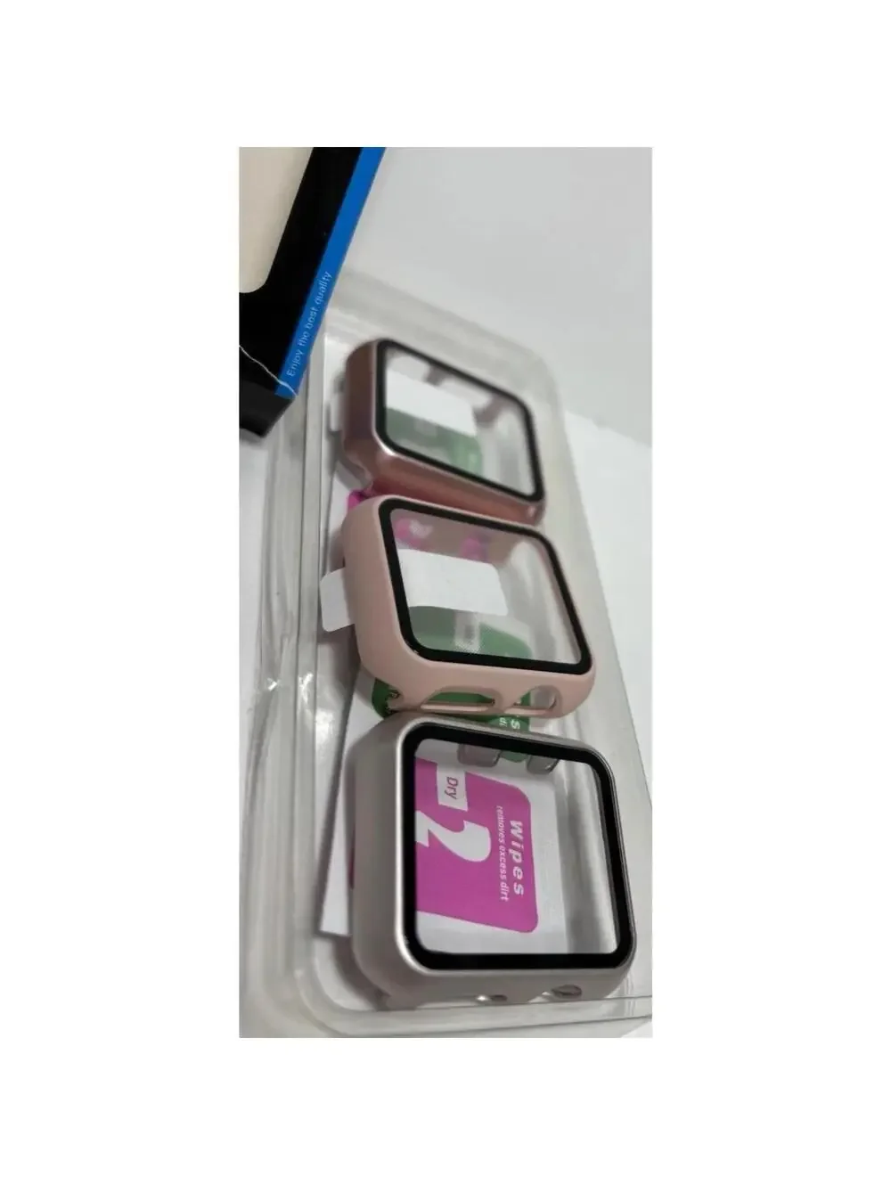 Apple Watch 38mm 3pc Face Cover Set Screen Protector Bumper Case Accessories